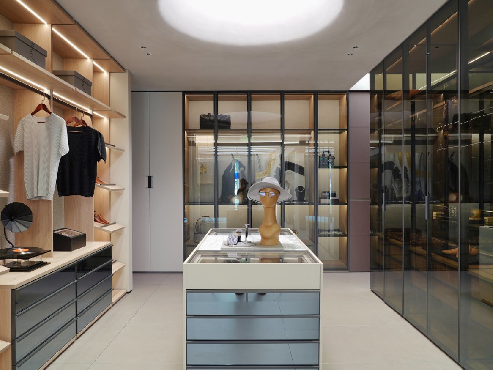 全铝衣帽间展示