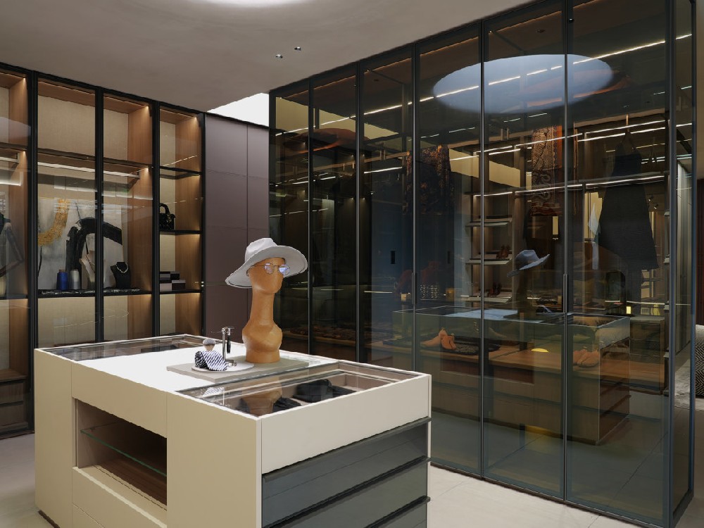 全铝衣帽间展示